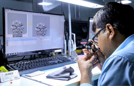 Diamond cutting and polishing